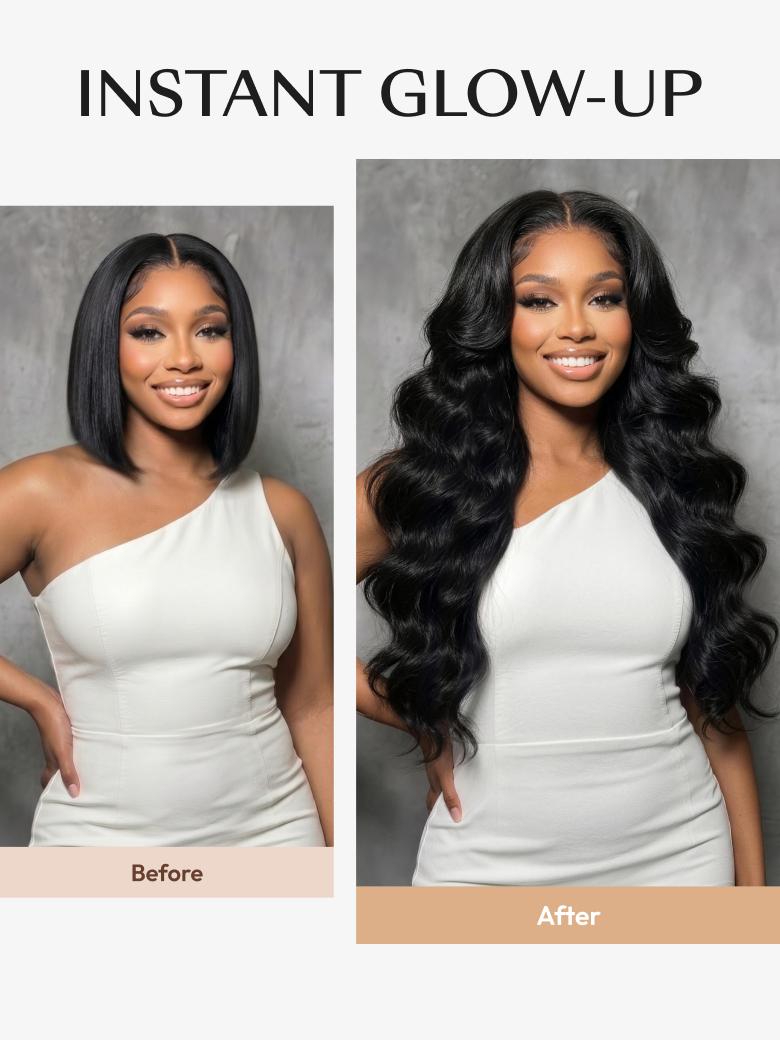13x4 HD Lace Bye-Bye Slip Body Wave Wig – Pull & Go Fit Ear-to-Ear with Invisi Drawstring