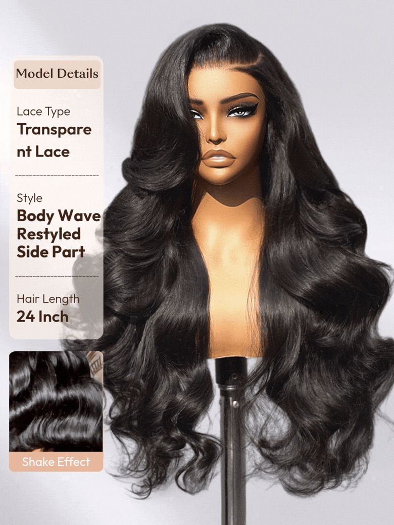 13x4 HD Lace Bye-Bye Slip Body Wave Wig – Pull & Go Fit Ear-to-Ear with Invisi Drawstring